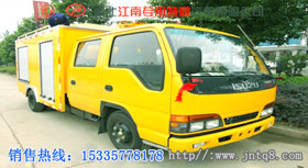 湖北江南公司重汽豪沃30噸消防灑水車成功參與消防宣傳日活動(dòng)